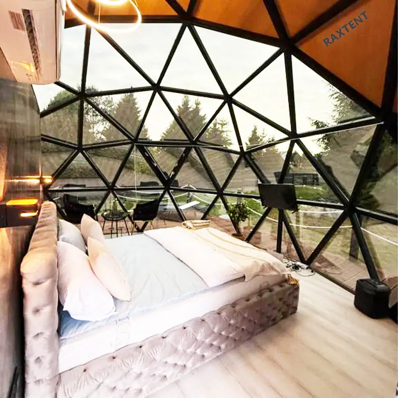 6m glamping glass dome hotel