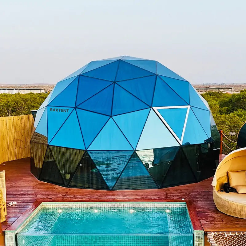 7m glass dome tent in the UAE