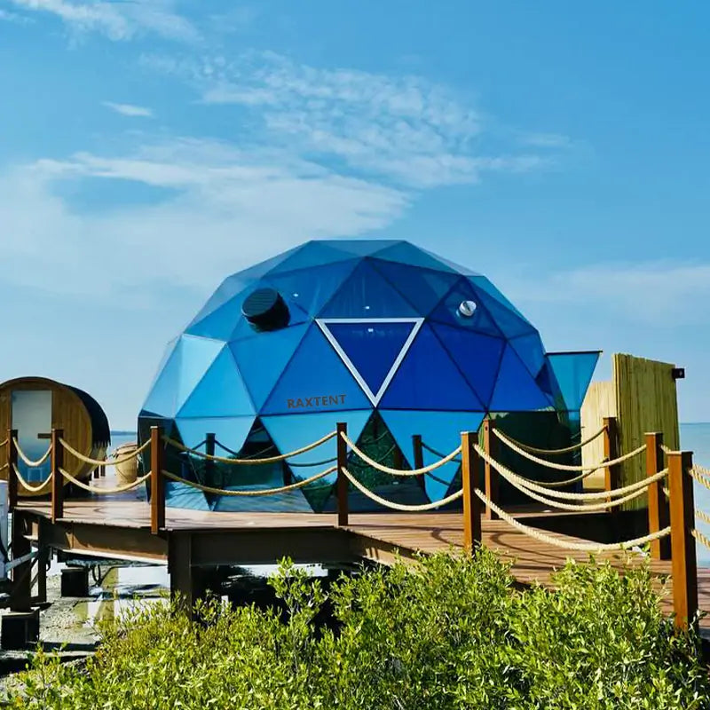 7m glamping glass dome tent in the UAE