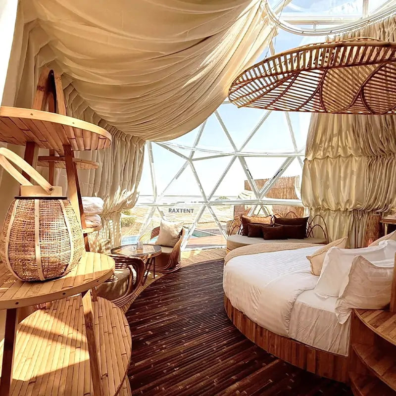 7m glamping dome house in the UAE