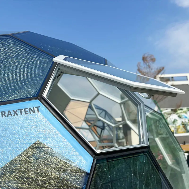 honeycomb glass dome glass windows