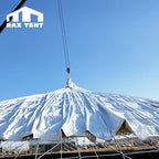 Exclusive 80m Big Geodesic Dome Tent for Event of 5000 Persons with Waterproof PVC Cover