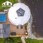 6M Half Ball Tent for Airbnb Glamping Dome Tent for Camping