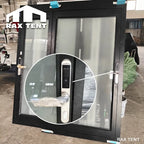 glass door password lock