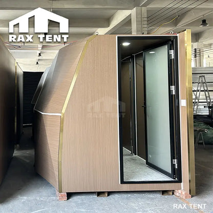 office cubicle tent 5M Hybrid Dome Tent with PVC and Glass for Restaurant and Coffee Shop – RAX TENT