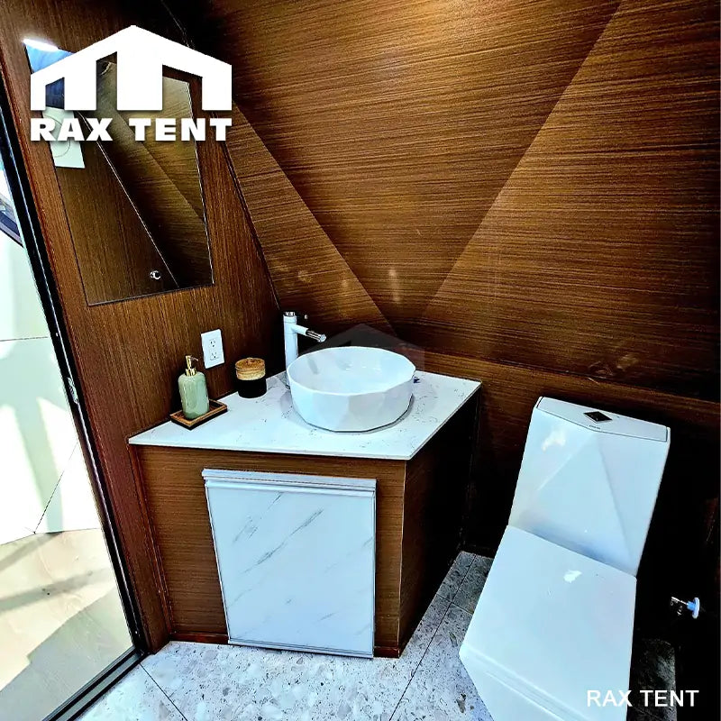 dome tent with toilet