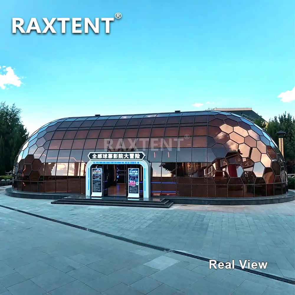 12*25M capsule glass dome cinema