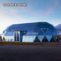 capsule glass dome tent for glamping