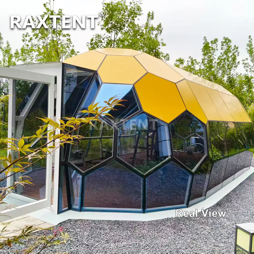 4*8m oval glass dome house for event space