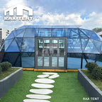 glamping capsule dome house