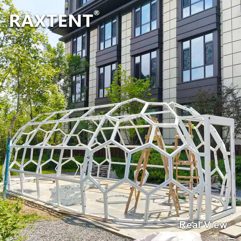 capsule glass dome aluminum alloy frame structure