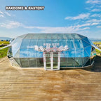 glass dome tent for glamping pods