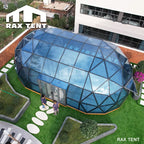 capsule glass dome tent