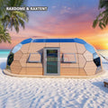 oval glamping tiny house