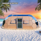 oval glamping tiny house