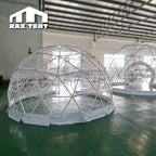 3M 3.6M 4M Igloo Dome Tent for Outdoor Restaurant with Full Clear PVC Fabric