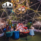 3M 3.6M 4M Igloo Dome Tent for Outdoor Restaurant with Full Clear PVC Fabric