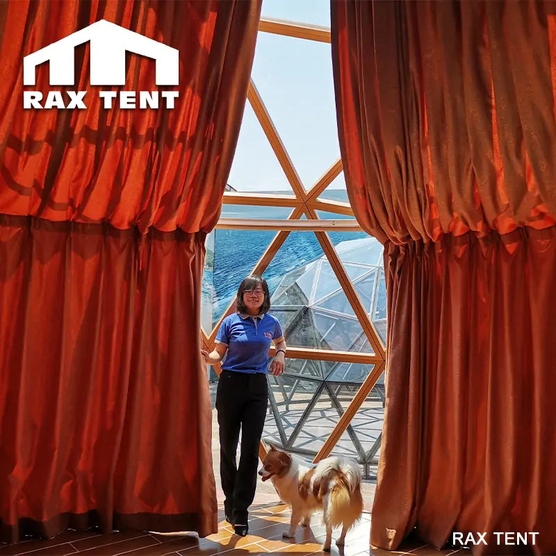 RAXTENT Glass Dome House High Quality Luxury Curtains for Glamping Hot ...