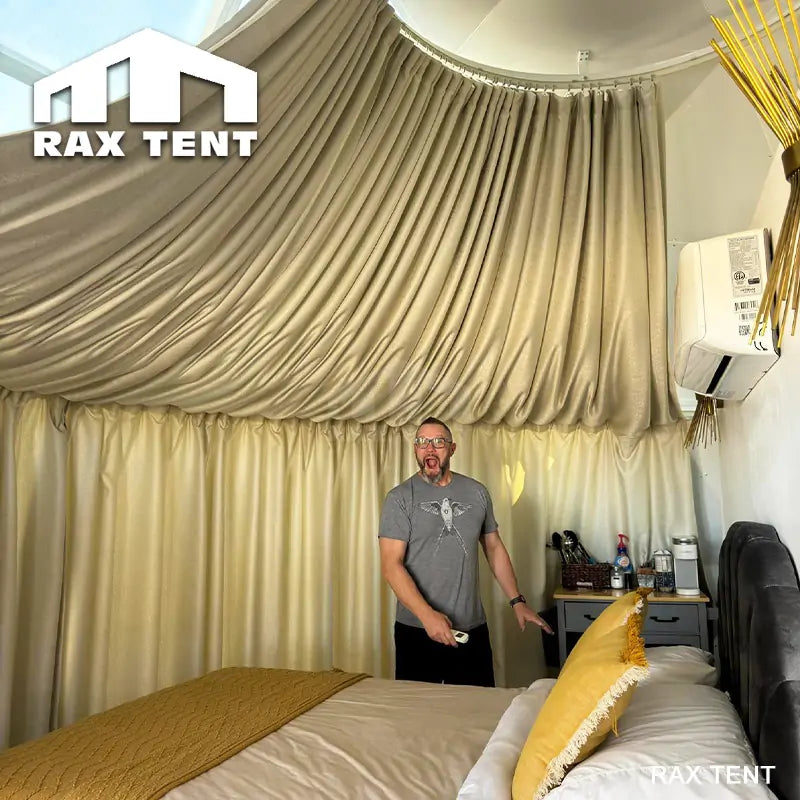 RAXTENT Glass Dome House High Quality Luxury Curtains for Glamping Hot ...