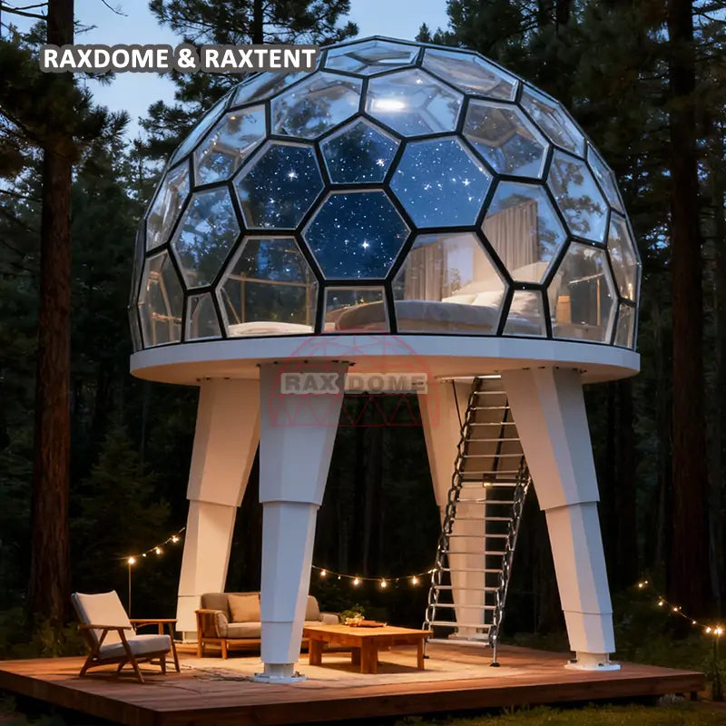 4m duplex dome house for stargazing