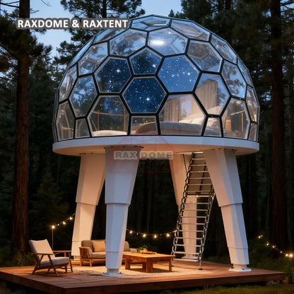 4m duplex dome house for stargazing