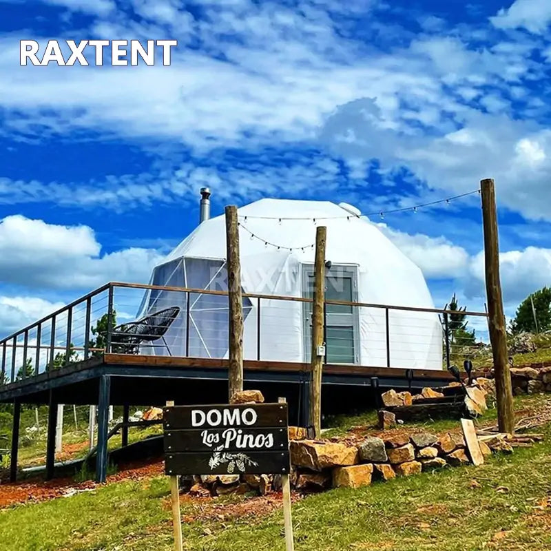 6m geodesic dome tent for glamping