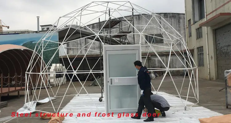 Exclusive 80m Big Geodesic Dome Tent for Event of 5000 Persons with Waterproof PVC Cover