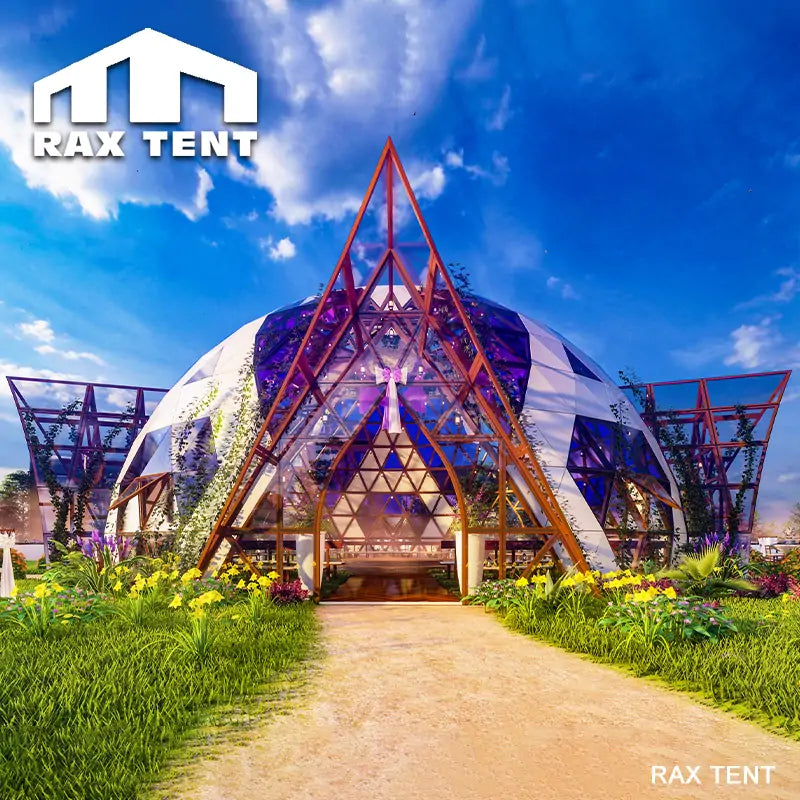 15M Glass Geodesic Dome Tent for Wedding Concert and Event – RAX TENT