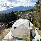 8M Geodesic Glamping Dome Tent for Mountain Resorts Hotel