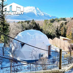 8M Geodesic Glamping Dome Tent for Mountain Resorts Hotel