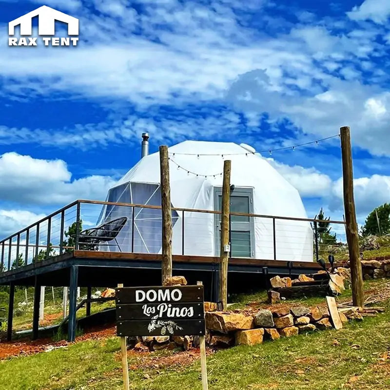 6m geodesic dome tent for glamping hotel