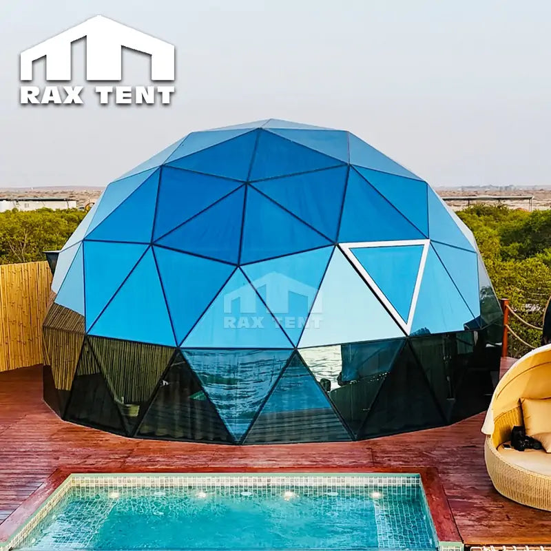 RAXTENT 7M Glass Round Dome Tent for Glamping Room in the UAE – RAX TENT