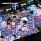 RAXDOME Customized Honeycomb Glass Dome Kits for Exhibition and Event