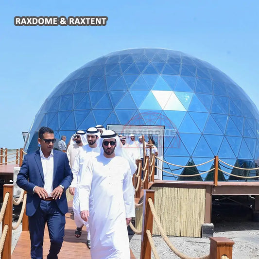 15m glass dome tent