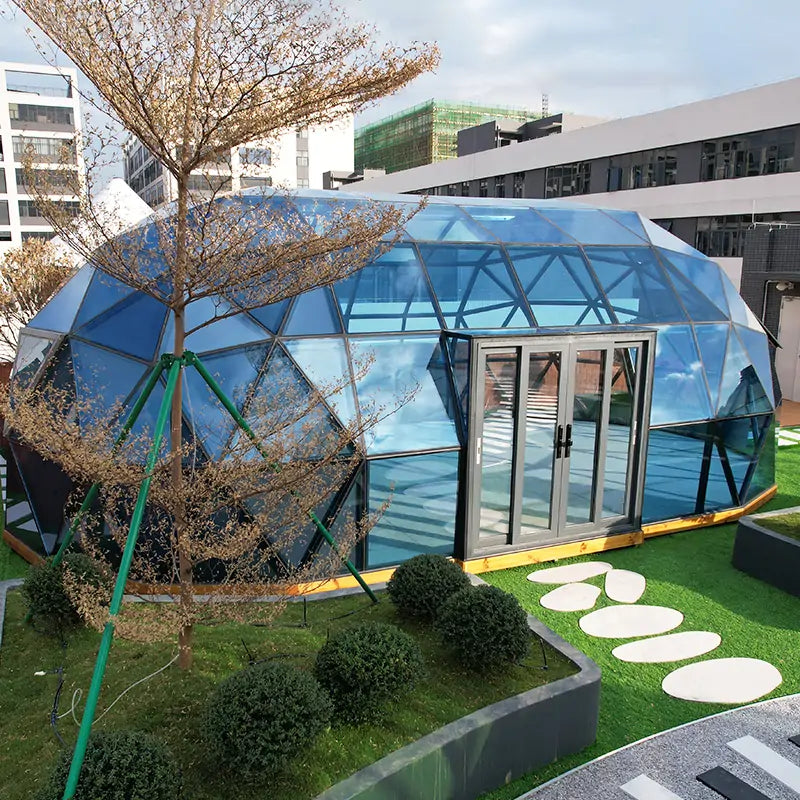 6*10m capsule glass dome house 