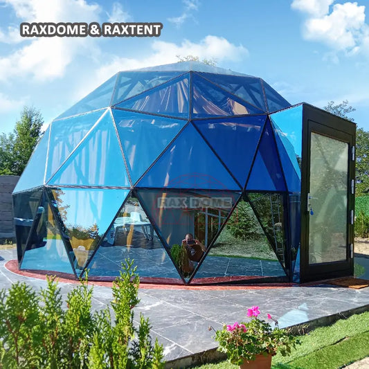 6m glass mirror glass dome tent