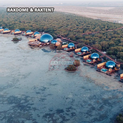 glamping glass dome resort in the UAE