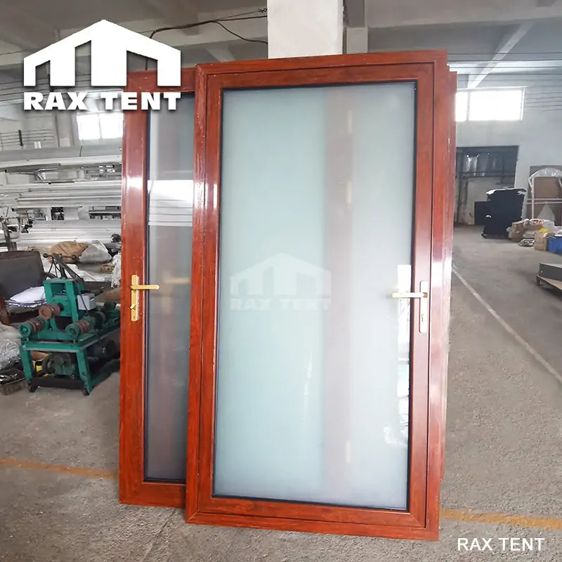 glass door for dome tent