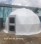 pvc dome with glass door