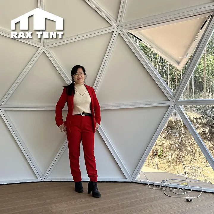 dome house with solid panel