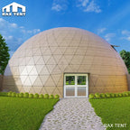 20m glass dome tent
