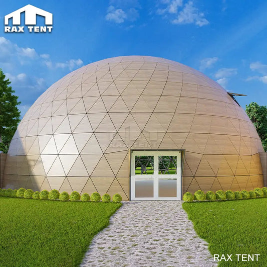 20m glass dome tent