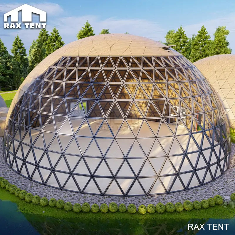 20m glass dome house