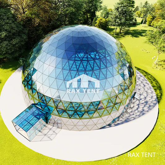 20m glass dome tent