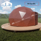 cabin glass dome tent