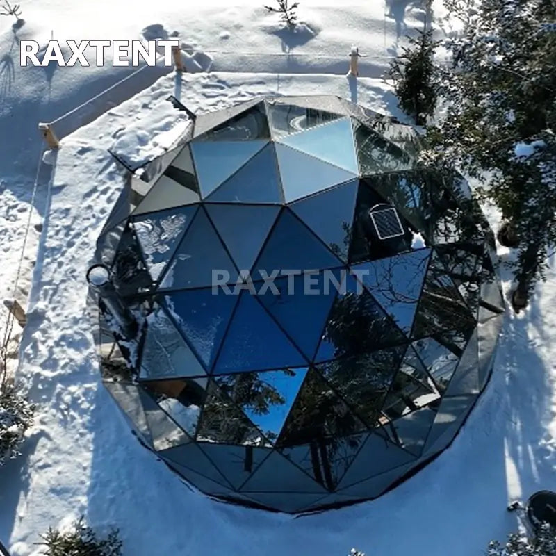 6m glass dome tent for glamping