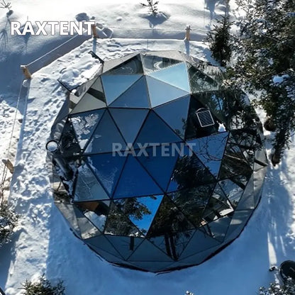 6m glass dome tent for glamping