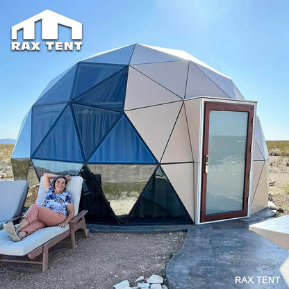 glass dome tent for family resort