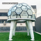 4m elevated glass dome house