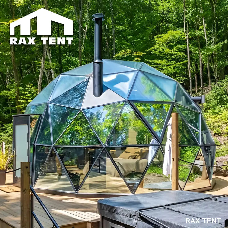 7M Glass Geodesic Dome House for Airbnb Glamping Hotel – RAX TENT